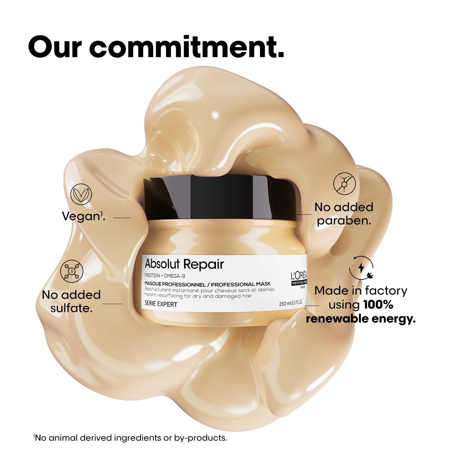 L'Oréal Professionnel Absolut Repair Shampoo & Mask Set for Dry Damaged Hair 300ml+250ml
