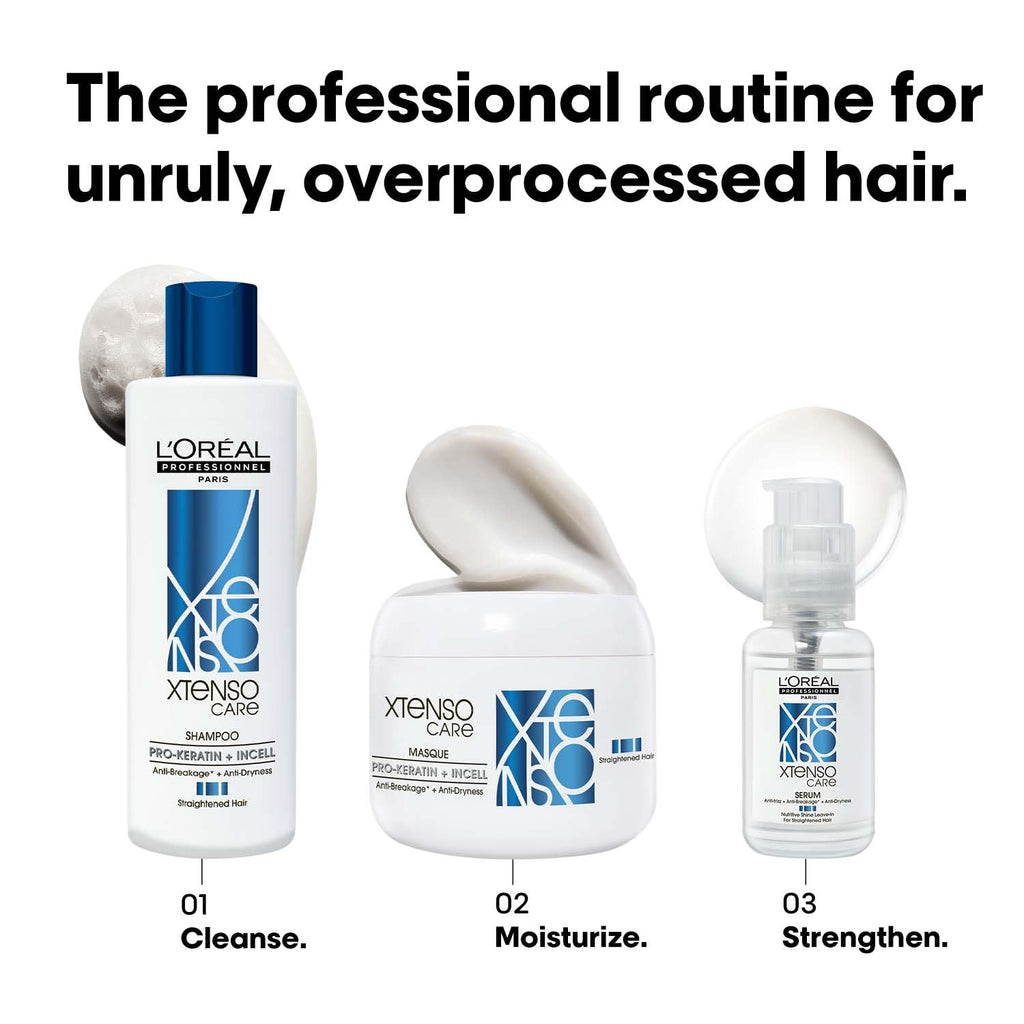 L'Oréal Professionnel Xtenso Care Shampoo 250ml & Hair Mask 200ml For Straightened Hair