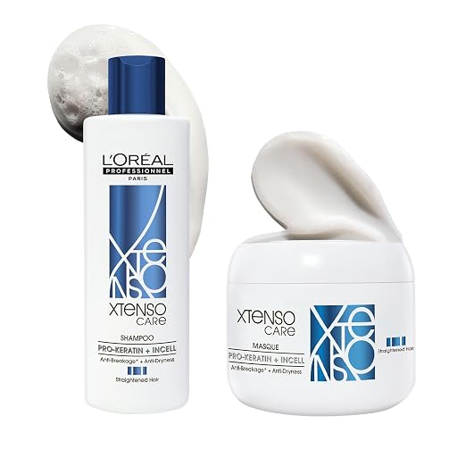 L'Oréal Professionnel Xtenso Care Shampoo 250ml & Hair Mask 200ml For Straightened Hair