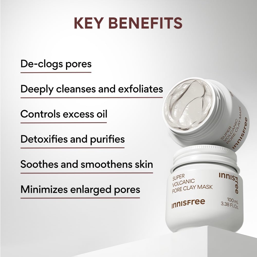 Innisfree Super Volcanic Pore Clay Mask 2X 100ml