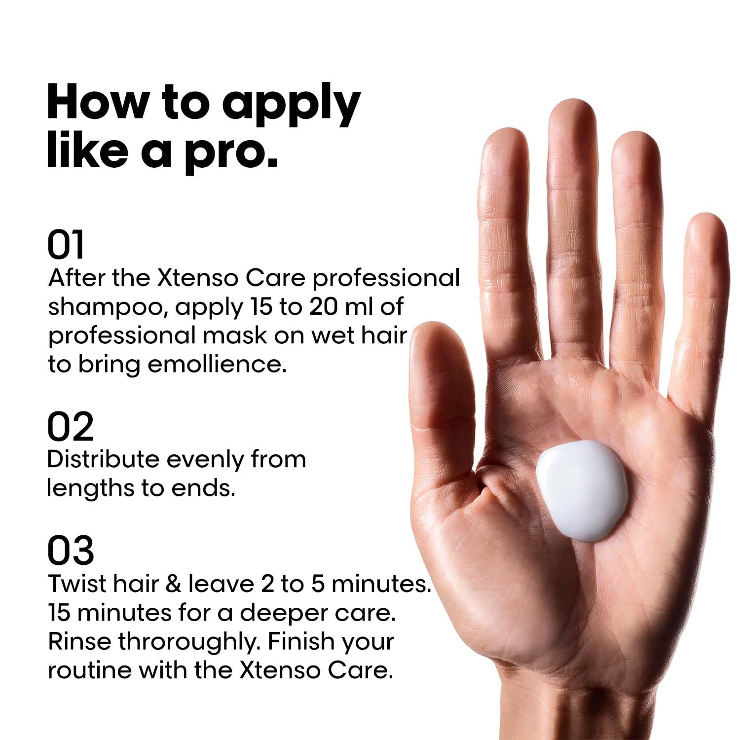 L'Oréal Professionnel Xtenso Care Shampoo 250ml & Hair Mask 200ml For Straightened Hair