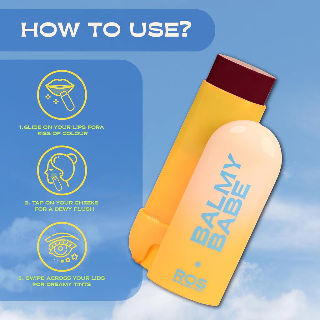 ROS Beauty Balmy Babe Multi-Use Tint Stick SPF Mauve